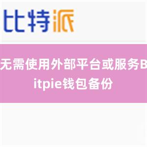 无需使用外部平台或服务Bitpie钱包备份