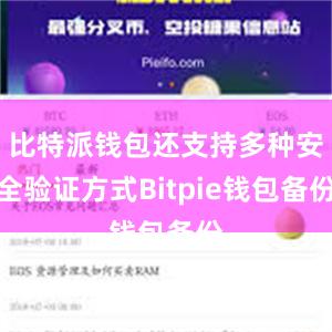 比特派钱包还支持多种安全验证方式Bitpie钱包备份